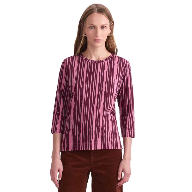 Sportscraft Stripe Print Merc Tee image number 0